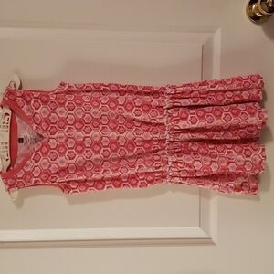Tea Collection Fatima Pink Drop Waist Dress